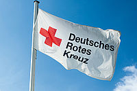 Flagge des Deutschen Roten Kreuz